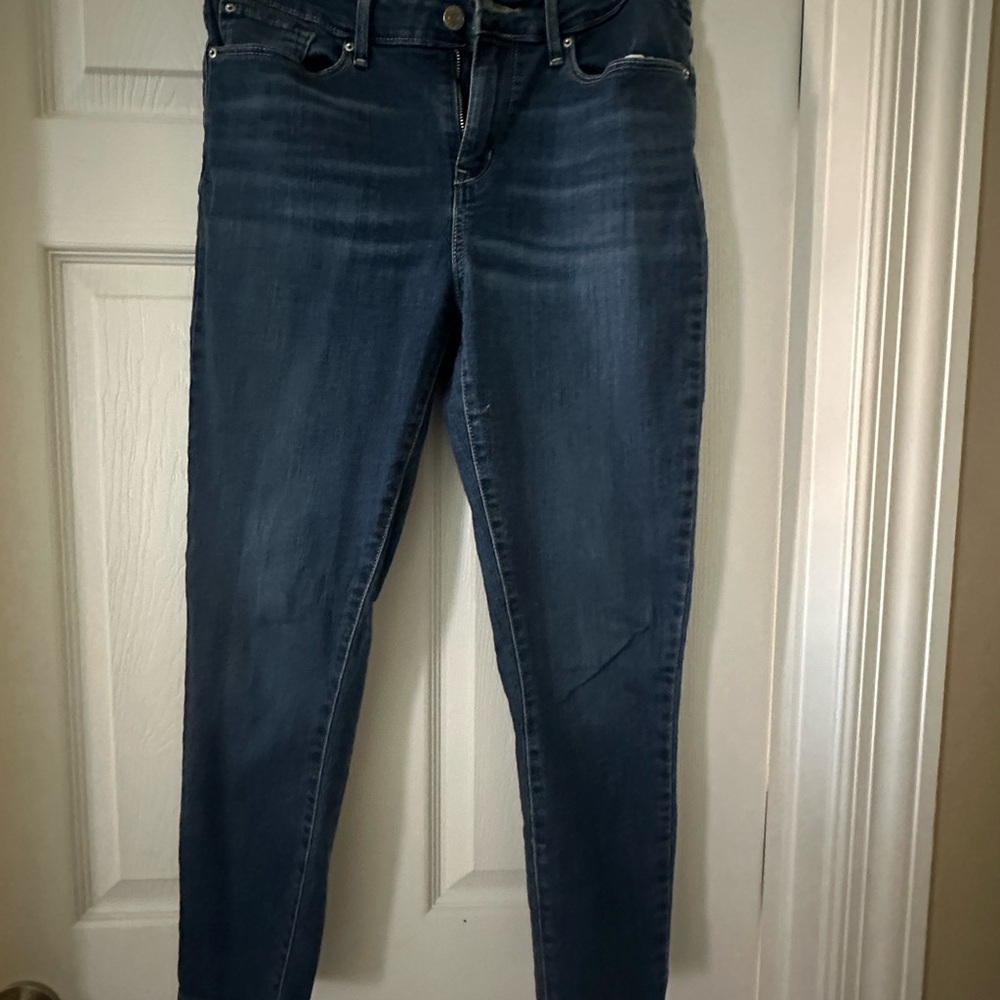 Levi's Blue Ankle Cropped Jeans